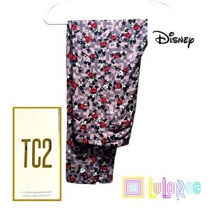 LulaRoe Disney Leggings, Tall & Curvy TC2 18-26, Soft & Comfy, Mickey Mouse NWT